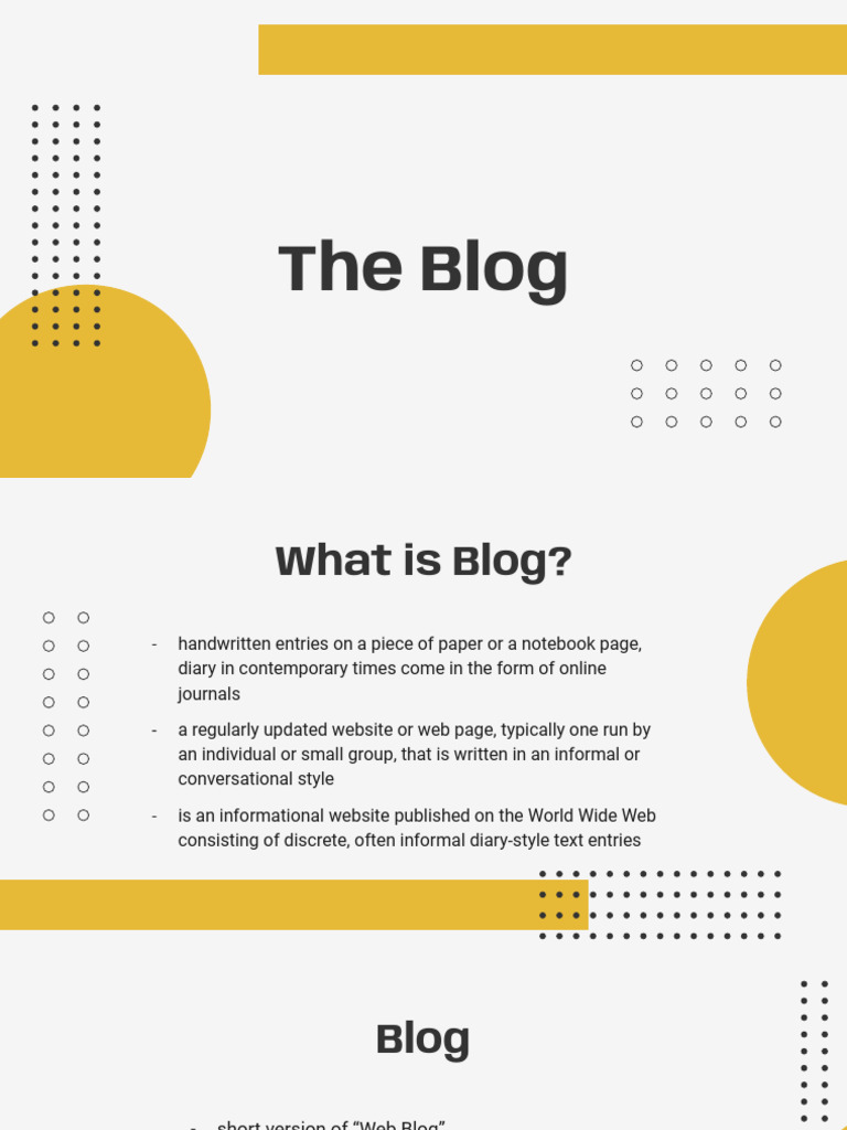 The Blog | PDF