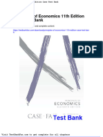 Full Download Principles of Economics 11th Edition Case Test Bank