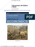 Full Download Principles of Economics 4th Edition Mankiw Test Bank
