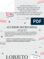 Acuerdo Secretarial