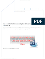 15. Cách So Sánh 2 File Word Xem Chỗ Giống Và Khác Nhau