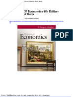 Full Download Principles of Economics 6th Edition Mankiw Test Bank