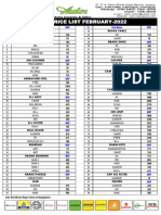 HERO Price List February-2022