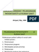 26 27 28 Maret'19 Langkah Pelaksanaan Patient Safety Di RS, Provinsi, Kabupaten Dan Puskesmas