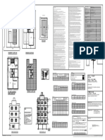 Site Plan: Front Elevation Section On 'A A'