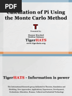 Download Calculation of Pi Using the Monte Carlo Method by TigerHATS SN69097491 doc pdf