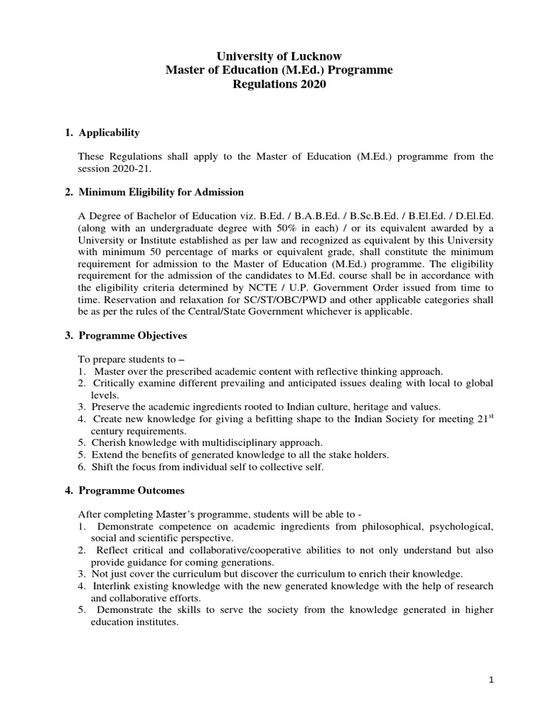 CBCS Based M.Ed. Syllabus 2020 (1) 15 Feb | PDF | Indian Philosophy ...