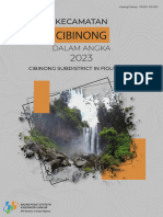 Kecamatan Cibinong Dalam Angka 2023