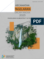 Kecamatan Pagelaran Dalam Angka 2023