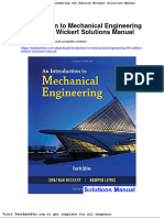 Full Download Introduction To Mechanical Engineering 4th Edition Wickert Solutions Manual