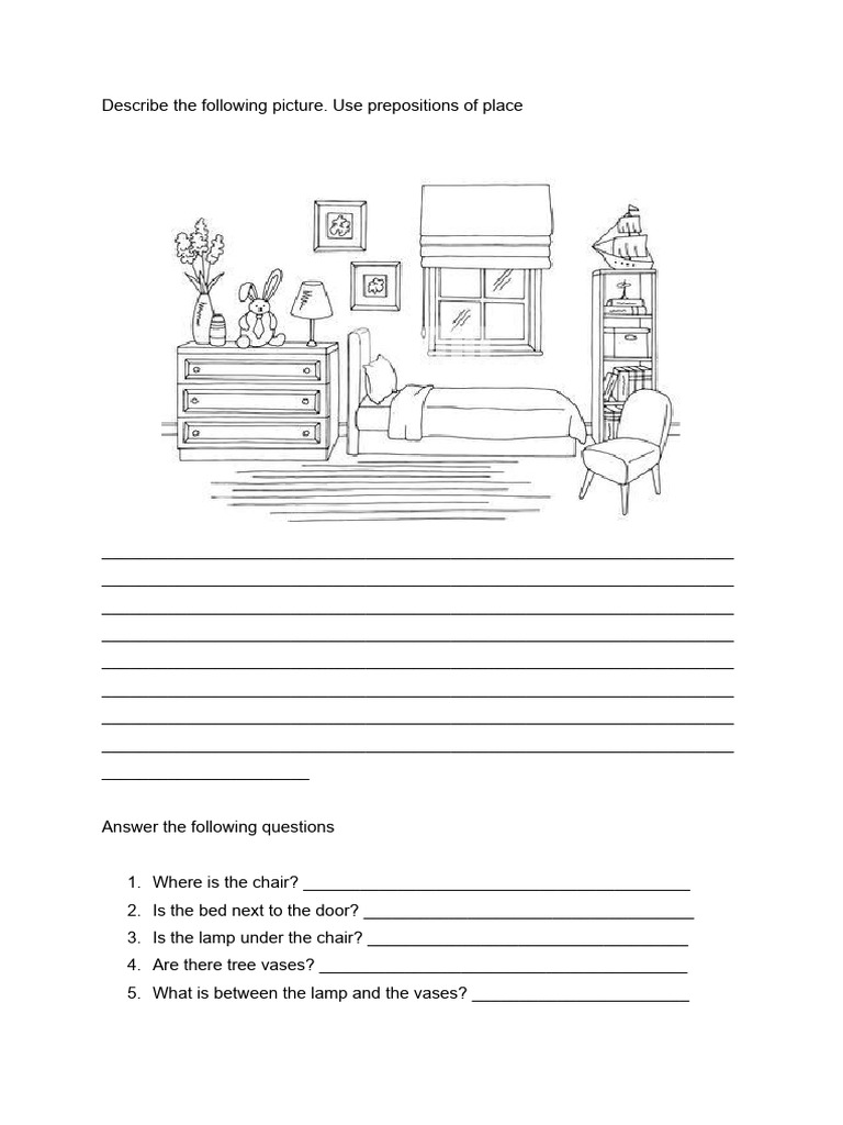 Prepositions Exercise Pdf