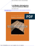 Full Download Introduction To Modern Astrophysics 2nd Edition Carroll Solutions Manual