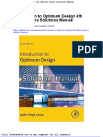 Full Download Introduction To Optimum Design 4th Edition Arora Solutions Manual