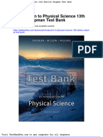 Full Download Introduction To Physical Science 13th Edition Shipman Test Bank