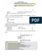 Format Surat Rekomendasi Mutasi Anggota