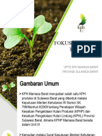 Presentasi Fokus Kegiatan KPH Mamasa Barat Tahun 2018