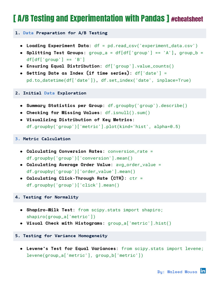 A - B Testing & Experimentation | PDF | Effect Size | Sample Size ...