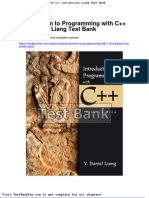 Full Download Introduction To Programming With C 3rd Edition Liang Test Bank