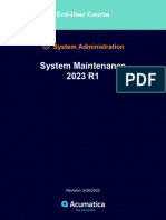 EU System Maintenance 2023R1