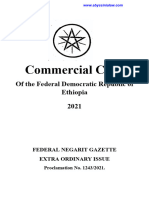 Commercial code of ethiopia