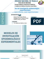 3.modelos de Investigación Epidemiológico Experimentales