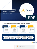 Crowe Consulting India Expansion Strategy