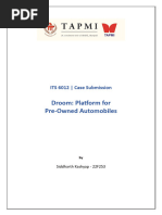 Droom HBR Case Analysis