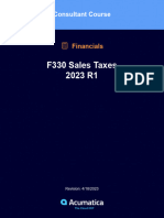 F330 Sales Taxes 2023R1