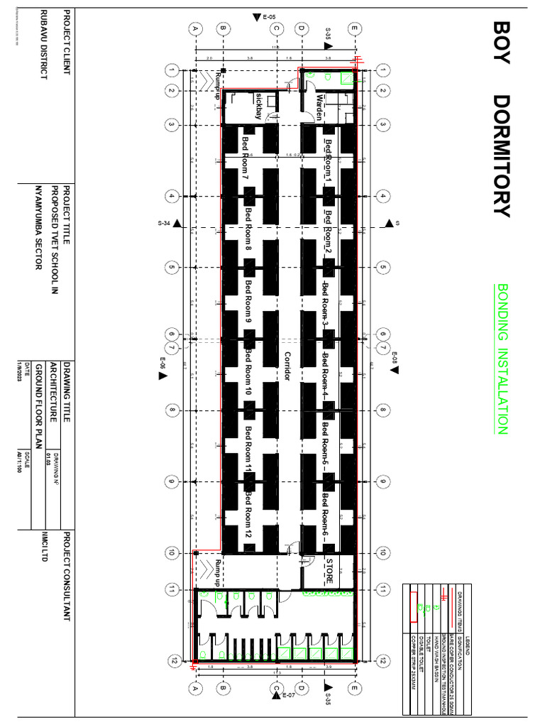 Electrical Drawings For Boy Dormitory | PDF | Electrical Components ...