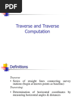 Traverse Adjustment and Computation