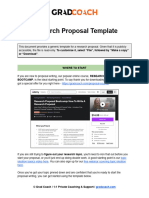 Research Proposal Template - May 2023