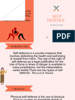 Presentation On Self Defence