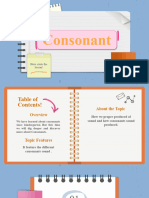 Group 3 Consonants