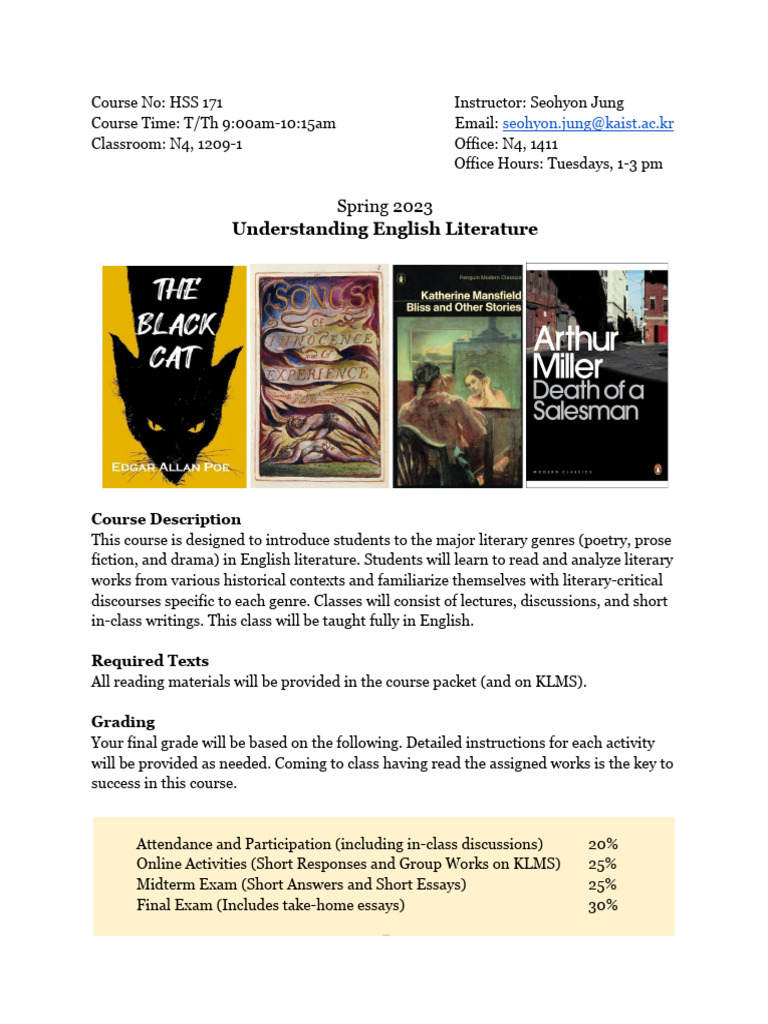 Understanding English Literature