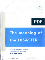 Zurayk, Constantine K. - The Meaning of The Disaster - Khayat (1956)