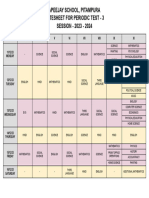 Datesheet - 2023-24 - 2023-24 - III To IX and XI - PT3 - UT3