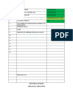 CHECKLIST For BANK and PROJECT