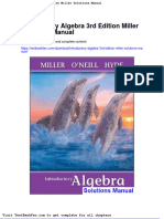 Full Download Introductory Algebra 3rd Edition Miller Solutions Manual