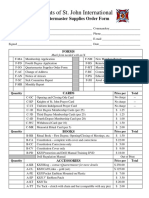 Quartermaster Supplies 2018