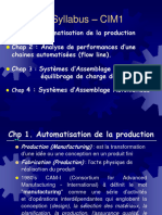 CIM1-Chap1 Automatisation de La Production - 2023-2024