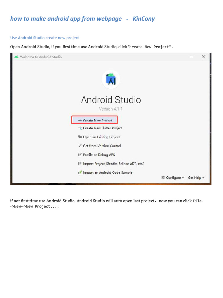 Create Free App From Website