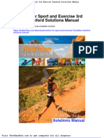 Full Download Nutrition For Sport and Exercise 3rd Edition Dunford Solutions Manual