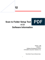 Scan To Folder Setup Tool For SMB - Software Information - 1106 - EN