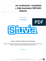 Stuvia 796284 Screenen en Evalueren Complete Lesnotities 2de Bachelor Revaki Ugent