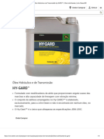 Óleo Hidráulico e de Transmissão Hy-GARD™ - Óleo Lubrificantes - John Deere BR