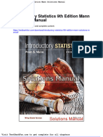 Full Download Introductory Statistics 9th Edition Mann Solutions Manual