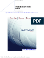 Full Download Investments 10th Edition Bodie Solutions Manual