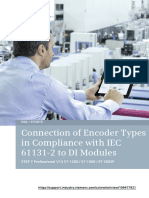 Compliance IEC 61131-2 DI Module