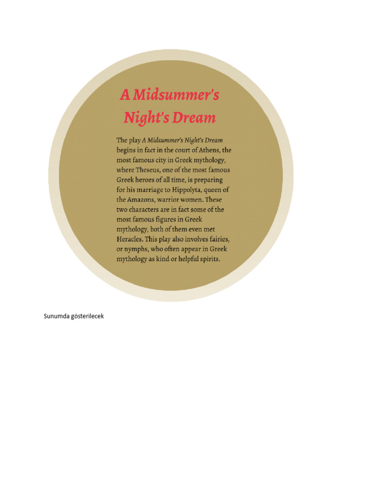 a midsummer nights dream | PDF