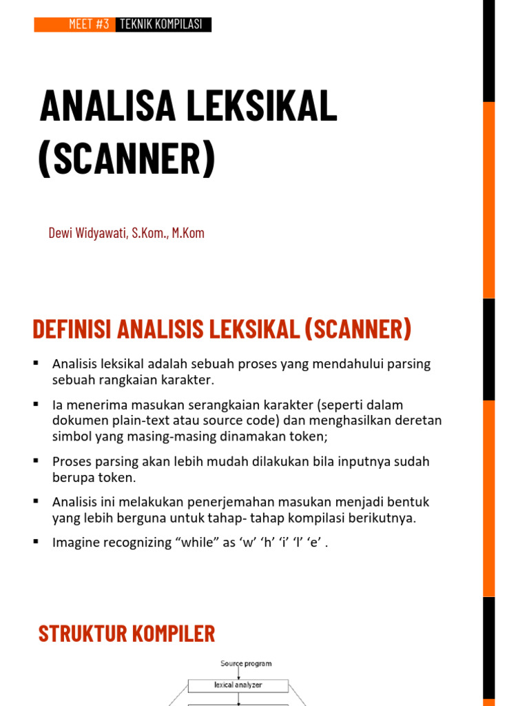 Analisis Leksikal dalam Kompilasi | PDF
